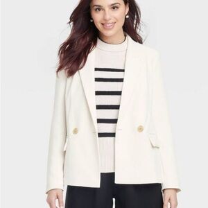 a new day Women's Ivory Blazer